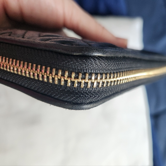 Tory Burch Black Flemming Quilted Continental Wallet - Lambskin - Picture 9 of 9